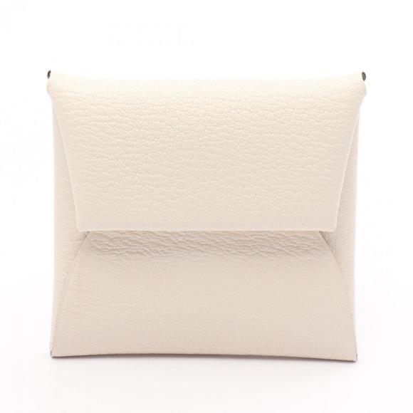 HERMES White Leather Wallet - Picture 1 of 5